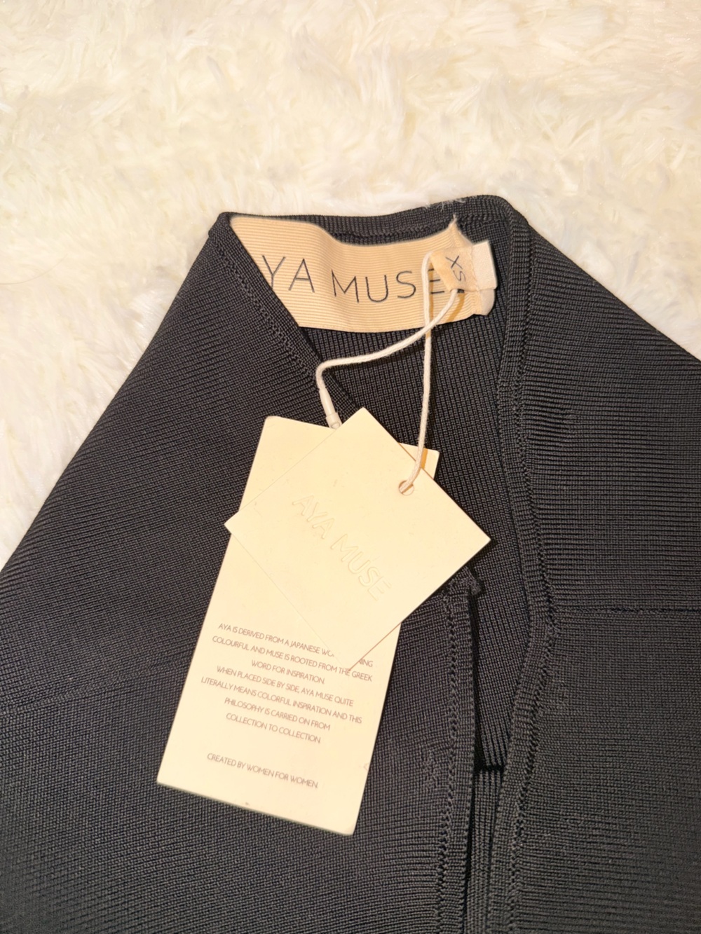 Aya Muse NWT Black Maxi Skirt with slit